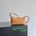 BV Traveler Phone Pouch Brown Intrecciato Suede