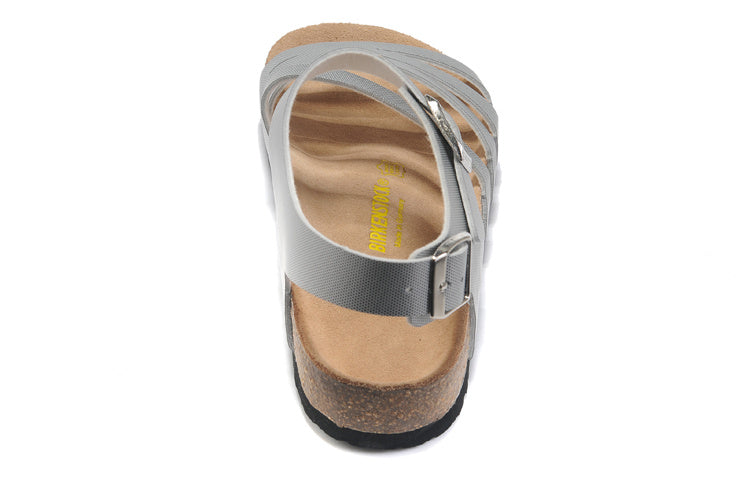 Birkenstock Salinas Sandal Silver Textured