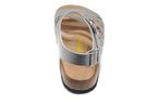 Birkenstock Salinas Sandal Silver Textured