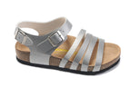 Birkenstock Salinas Sandal Silver Textured