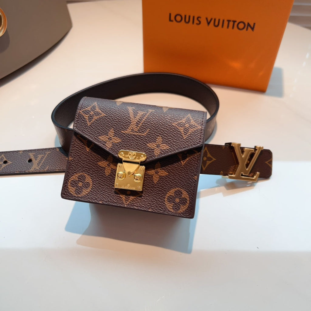 Lv Metis Belt Bag 30 Lv Buckle Brown Monogram