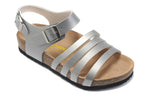Birkenstock Salinas Sandal Silver Textured