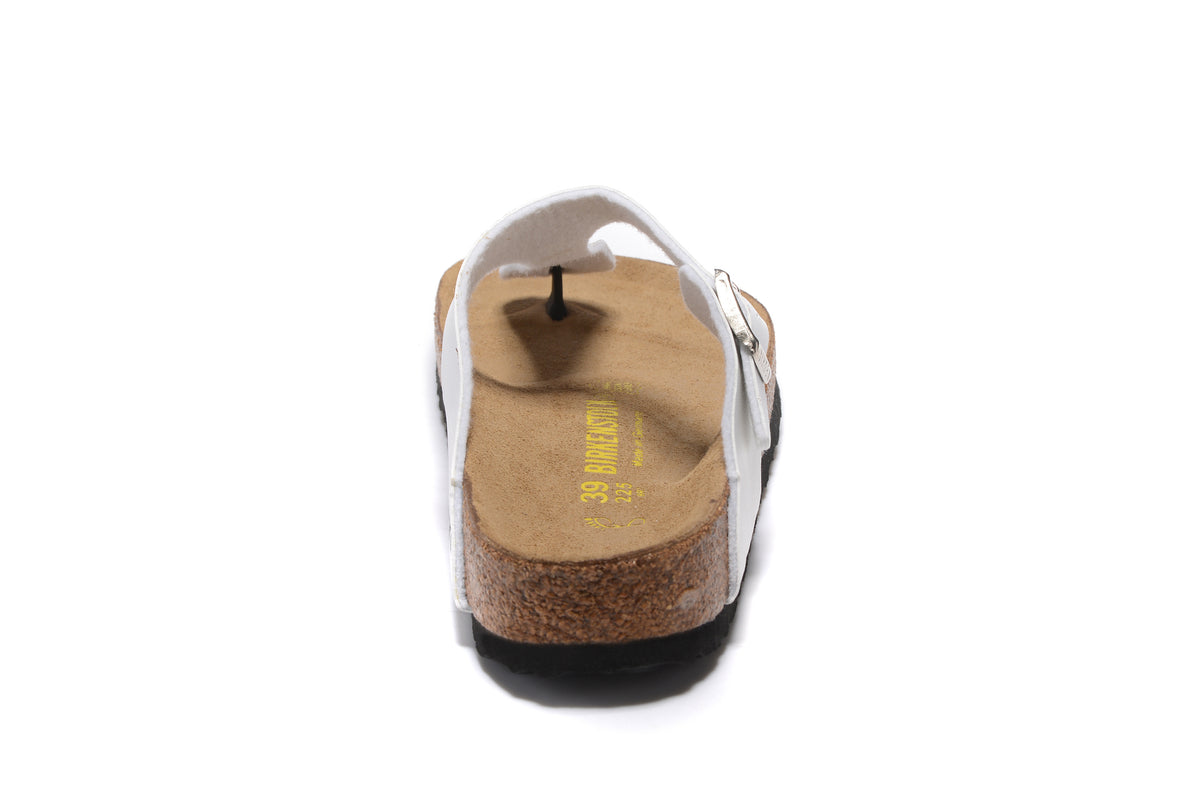 BIRKENSTOCK Gizeh Silver Birkoflor Thongs