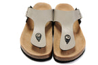 Birkenstock Gizeh Stone Beige Birko-Flor Sandals