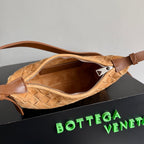 BV Traveler Phone Pouch Brown Intrecciato Suede