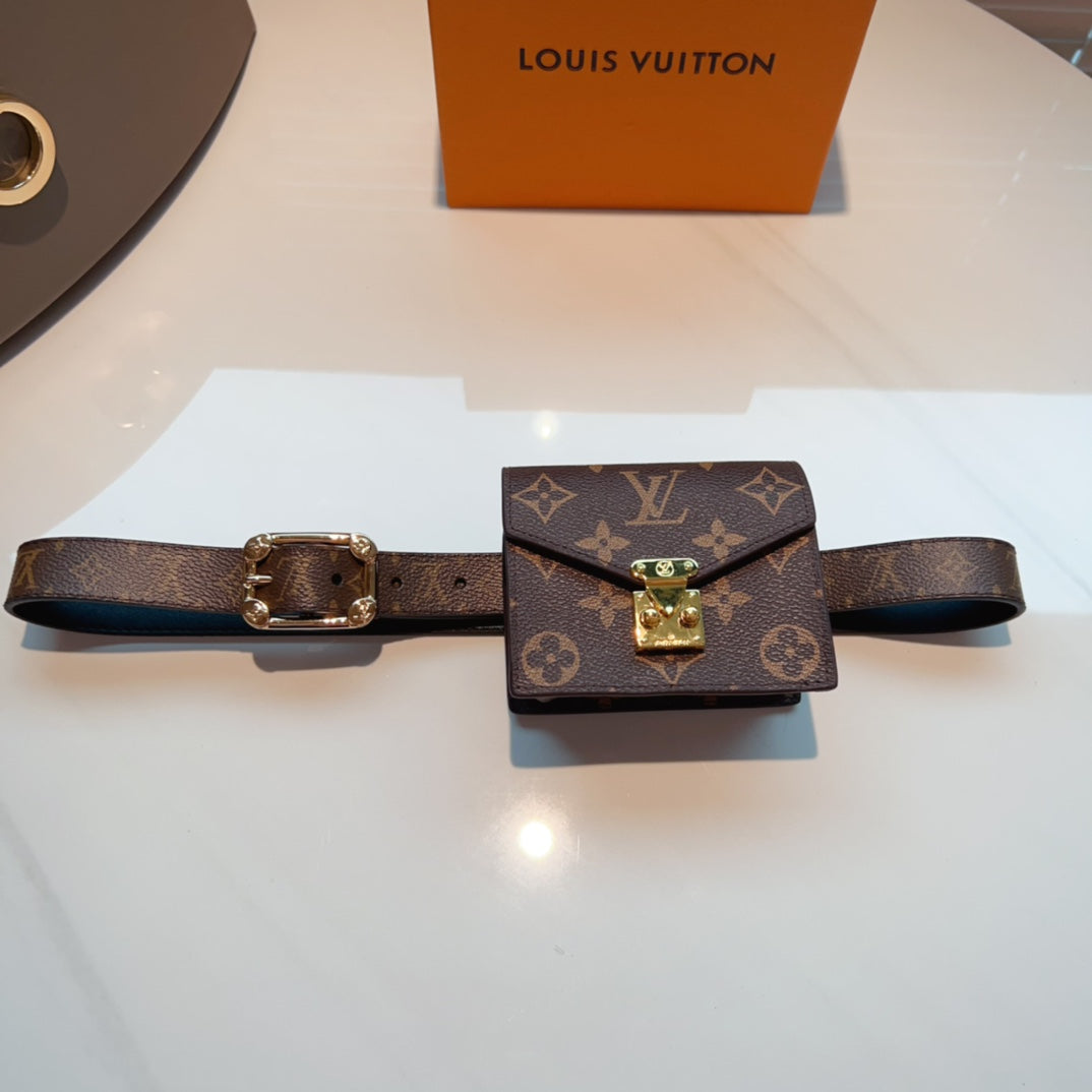 Lv Metis Belt Bag 30 Brown Monogram