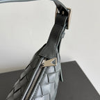 BV Traveler Phone Pouch Black Intrecciato Calfksin