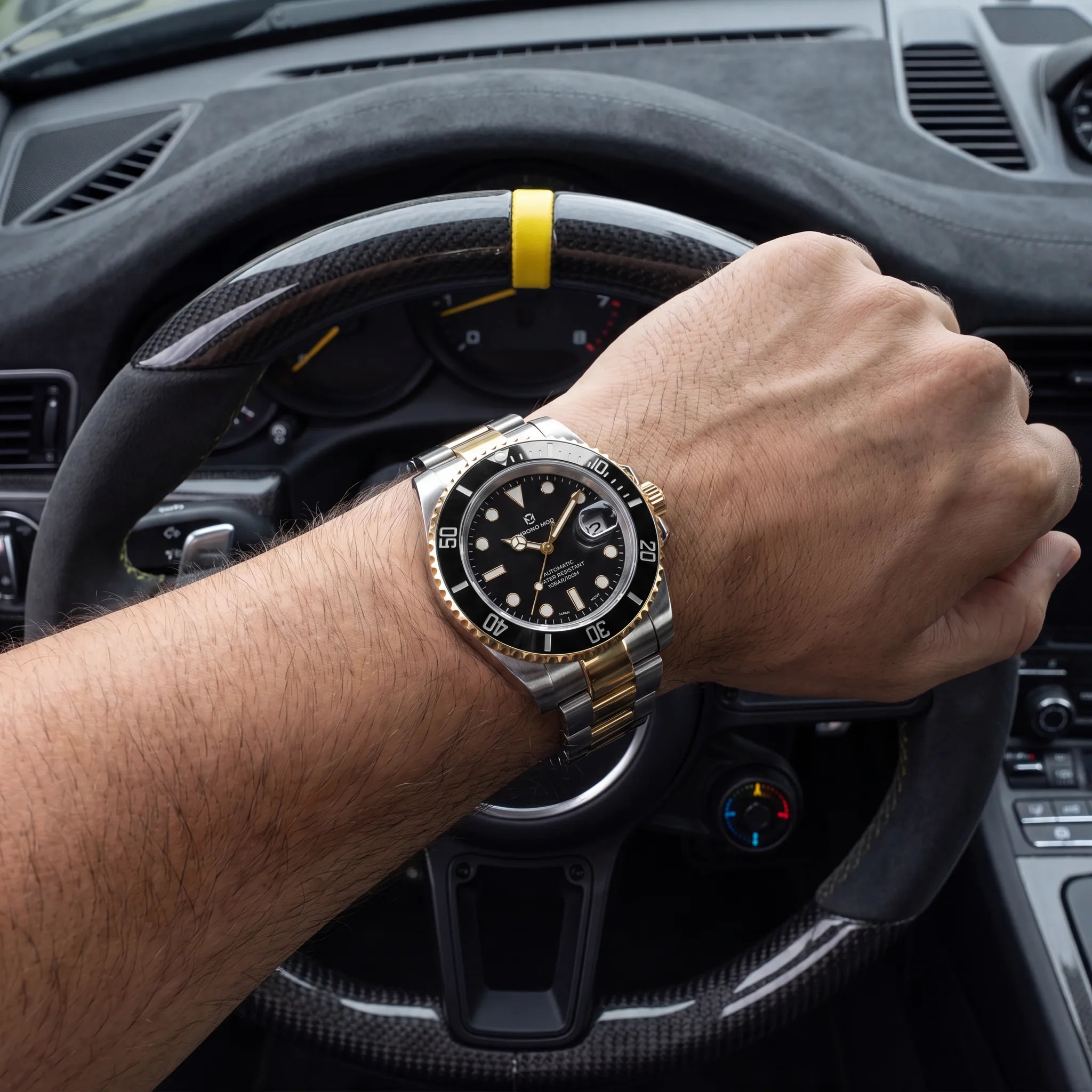 DeptMaster – Black Rolesor Gold Diver