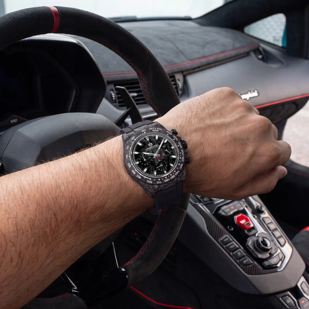 Modena – Forged Carbon Chronograph