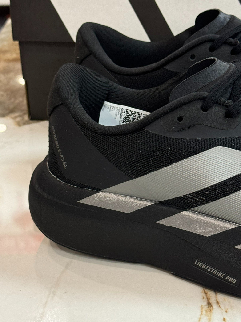 adidas Adizero Evo SL "Triple Black / Silver"