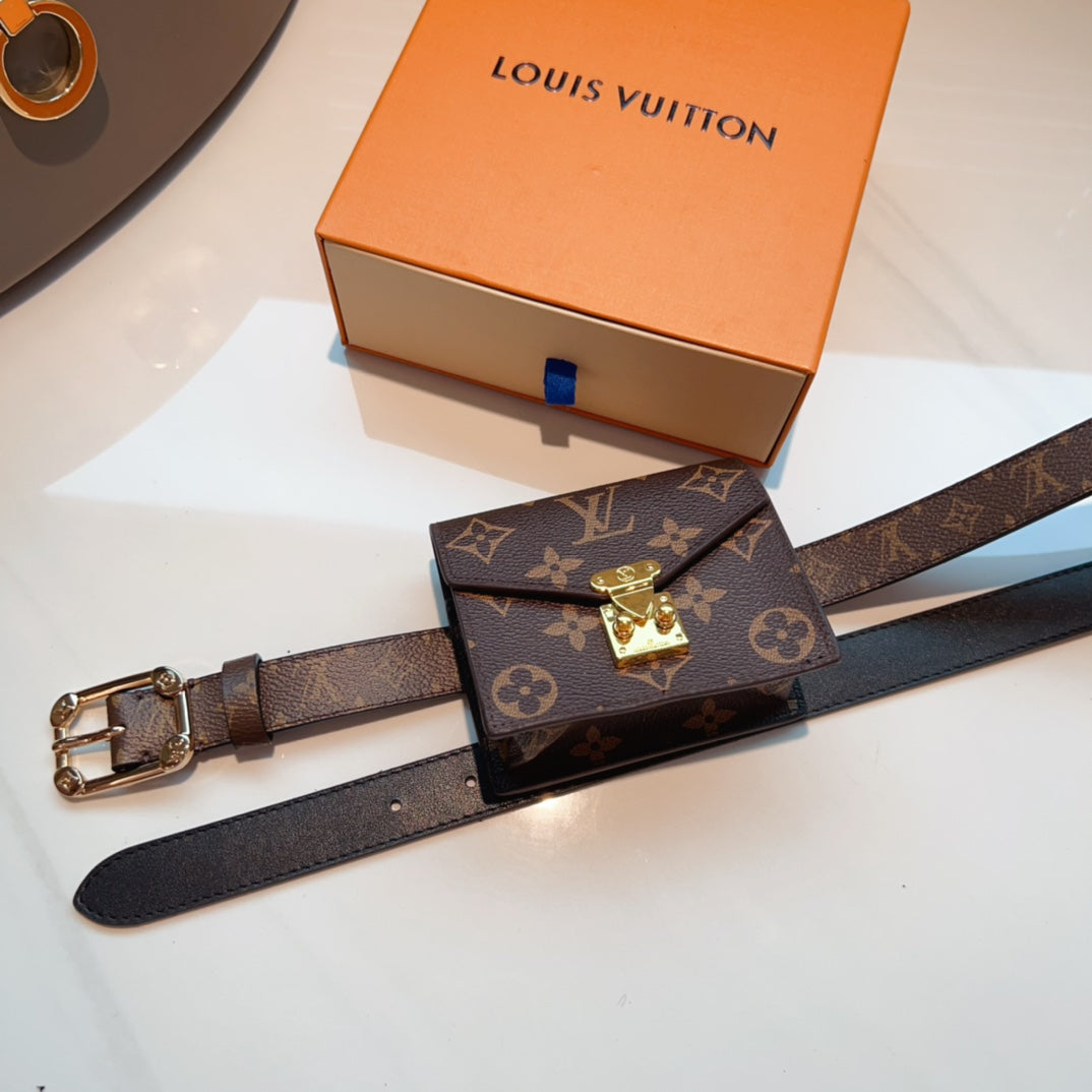 Lv Metis Belt Bag 30 Brown Monogram