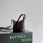 BV Traveler Phone Pouch Coffee Intrecciato Calfskin