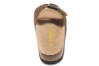 Birkenstock Madrid Slide Sandal Brown Suede