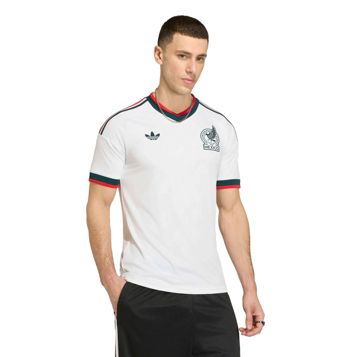 adidas 2026 Mexico Men's Stadium Away Soccer Jersey (Custom)