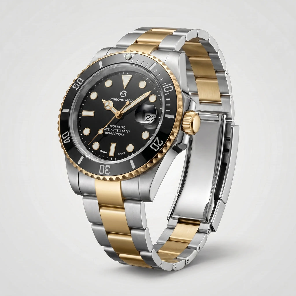 DeptMaster – Black Rolesor Gold Diver