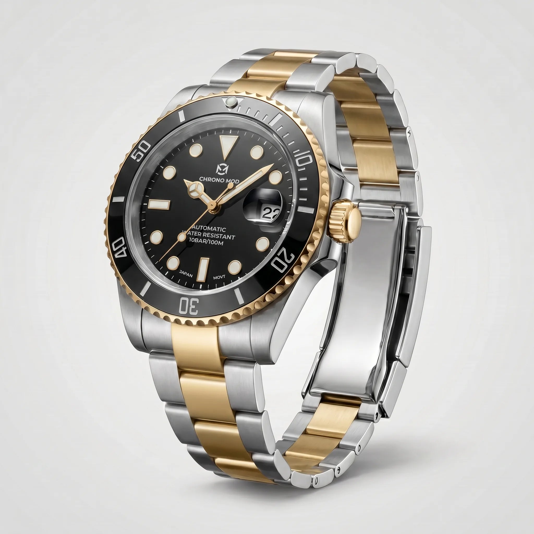 DeptMaster – Black Rolesor Gold Diver