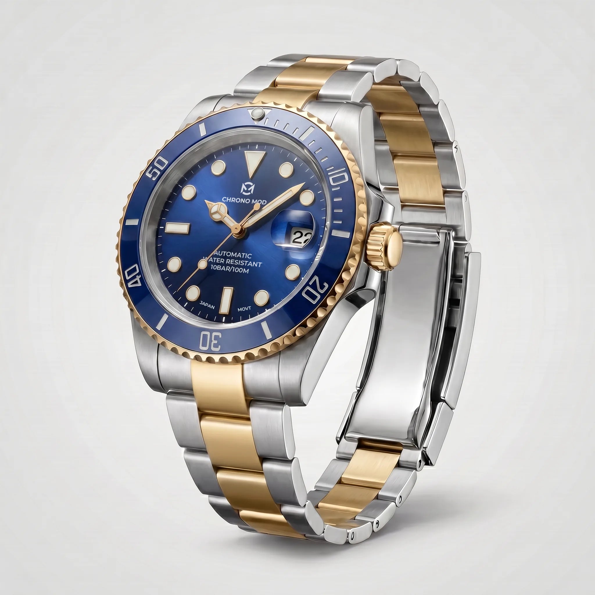DeptMaster – Blue Rolesor Gold Diver