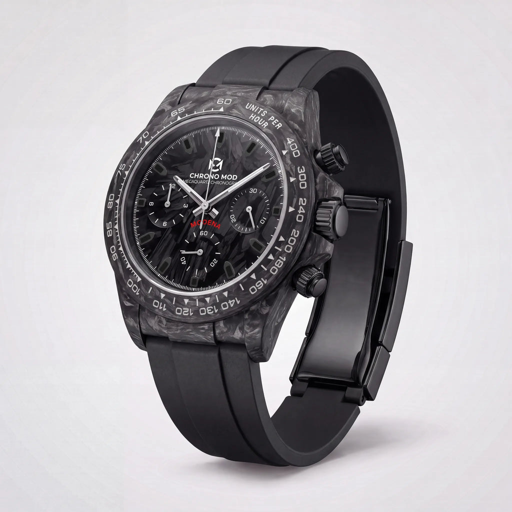 Modena – Forged Carbon Chronograph