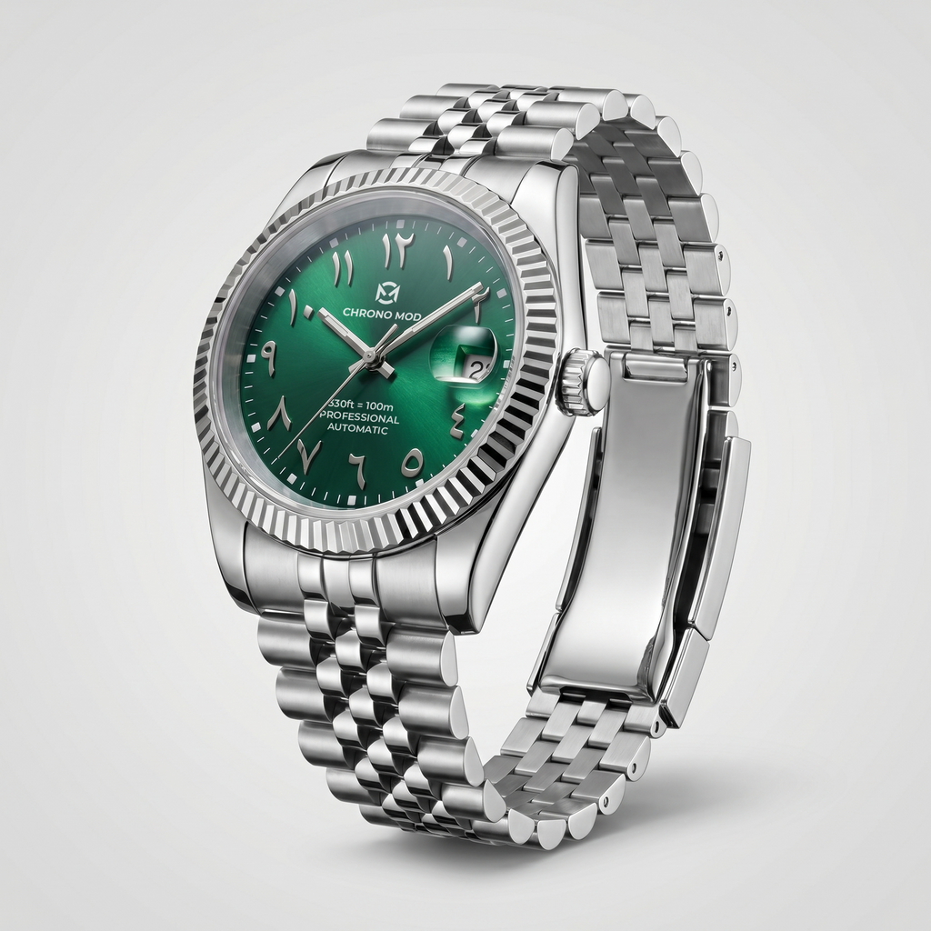 Classic Date – Green Arabic Dial Professional