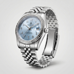 Classic Date – Light Blue Arabic Dial Chronometer