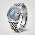Classic Date – Light Blue Roman Dial