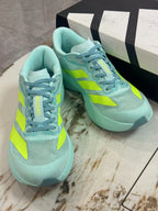 Adidas Adizero Evo SL Running Shoes (Aqua/Lime)