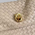 Bottega Veneta 2026 Madison Intrecciato Bag 27cm Beige Leather