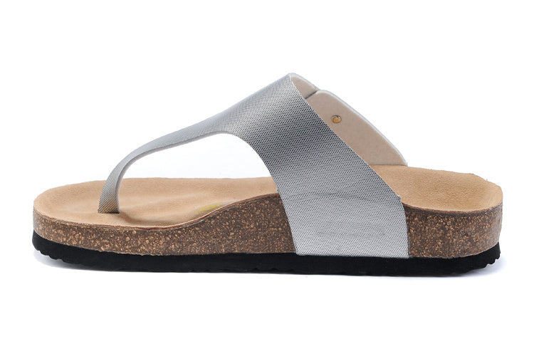 Birkenstock Gizeh Thong Sandal Silver Metallic / Textured