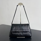 Bottga Veneta 2026 Giorno Bag 33cm Black Leather