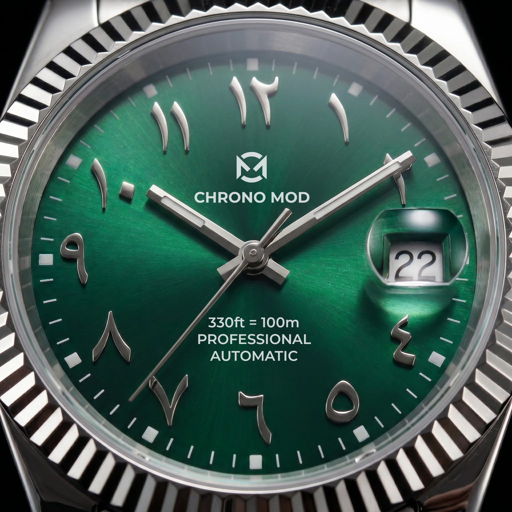 Classic Date – Green Arabic Dial Professional