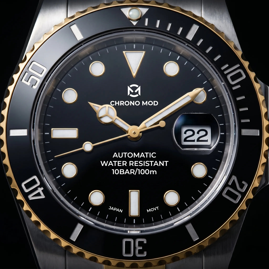 DeptMaster – Black Rolesor Gold Diver