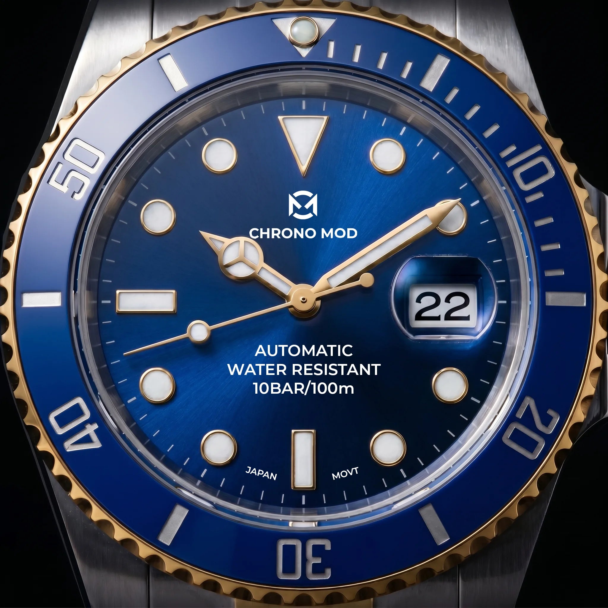 DeptMaster – Blue Rolesor Gold Diver