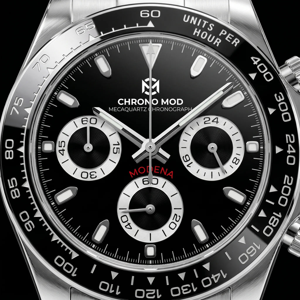 Modena – Black Chronograph