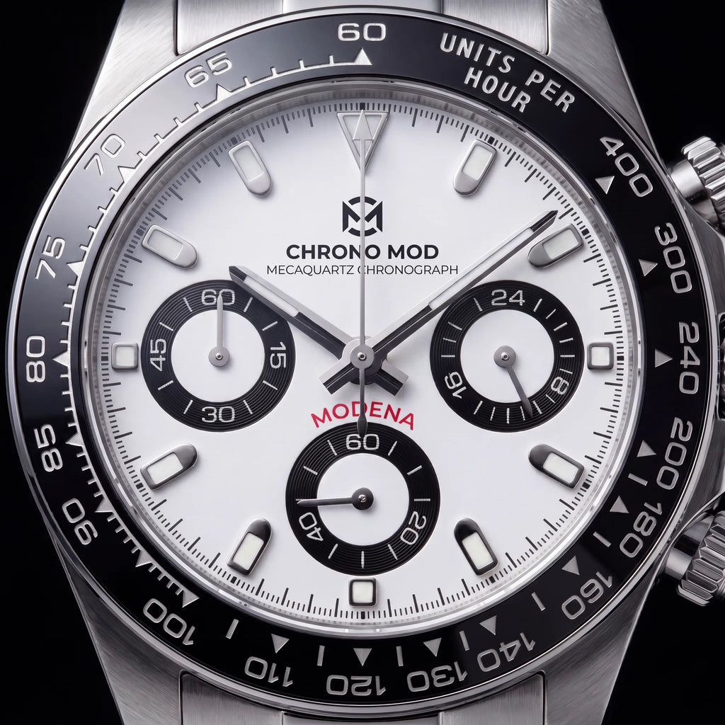 Modena – Black Panda Chronograph