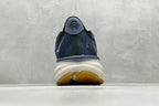 HOKA Clifton 9 Navy Gum Running Sneakers