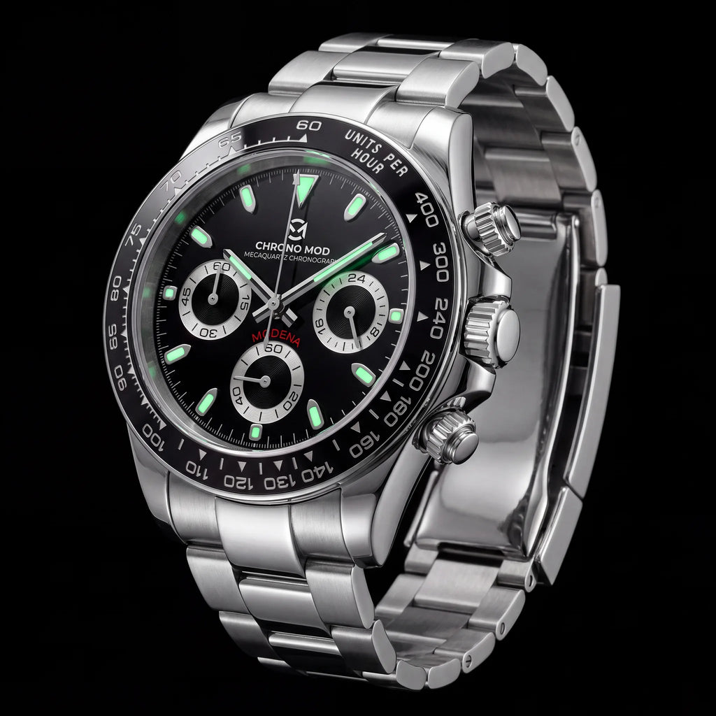 Modena – Black Chronograph
