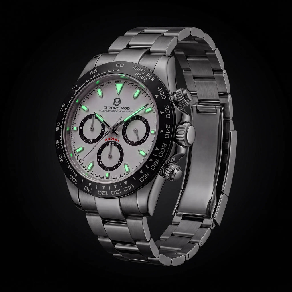 Modena – Black Panda Chronograph