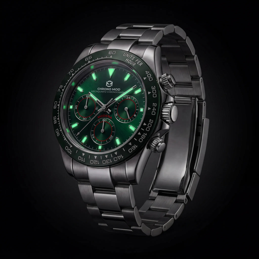 Modena – Emerald Green Chronograph