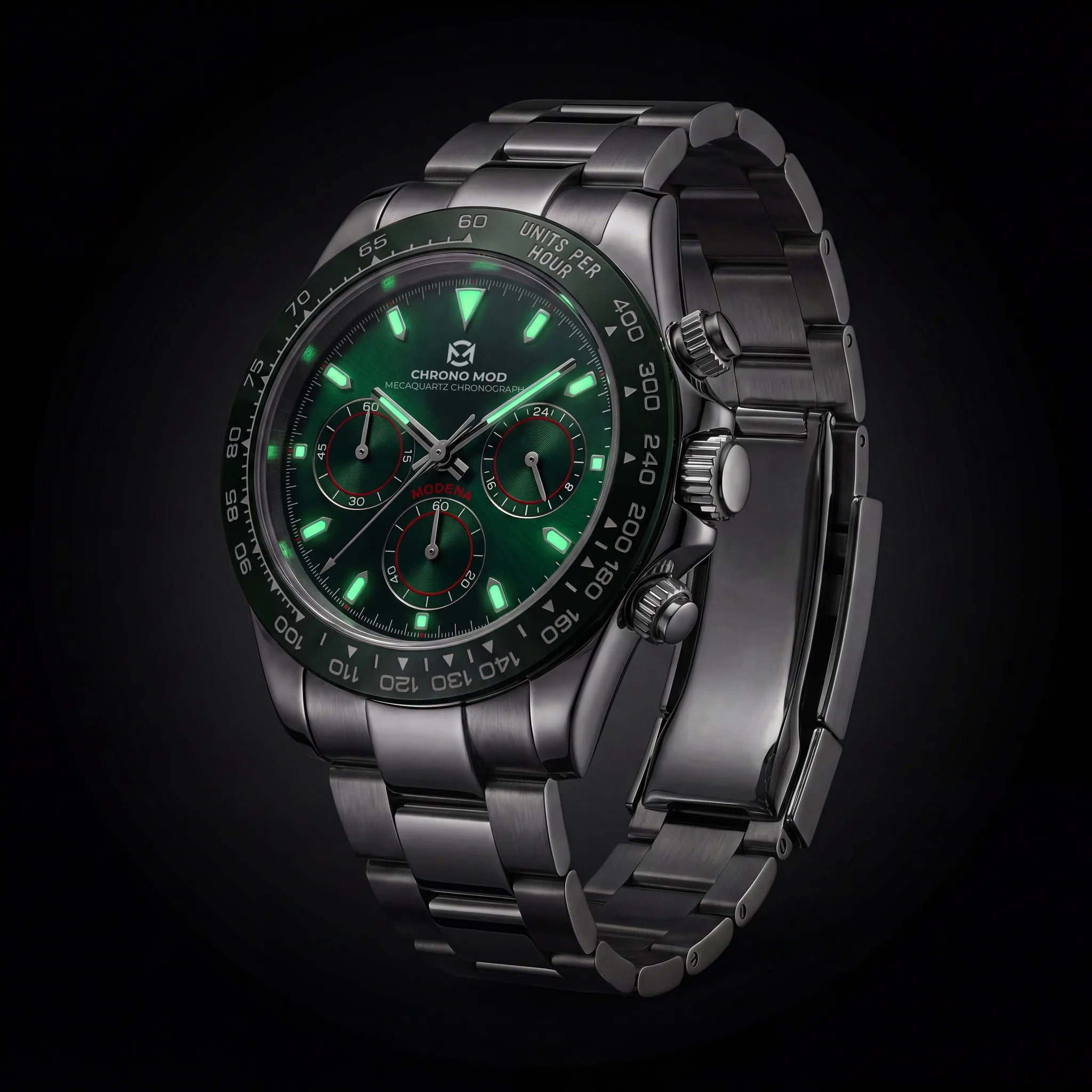 Modena – Emerald Green Chronograph