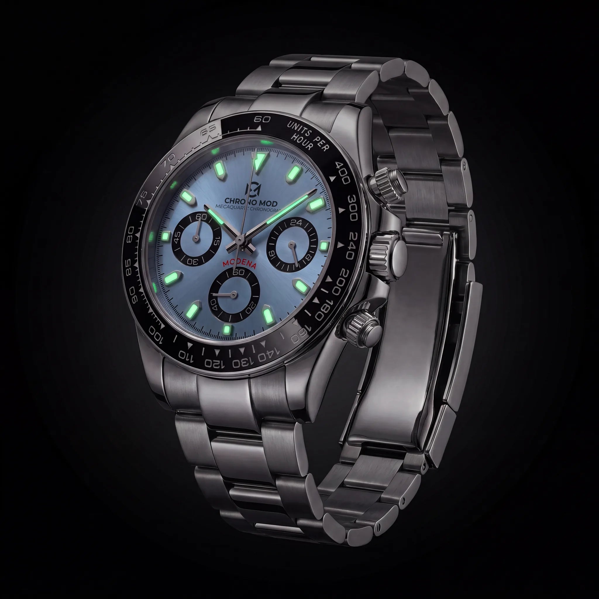Modena – Ice Blue Chronograph