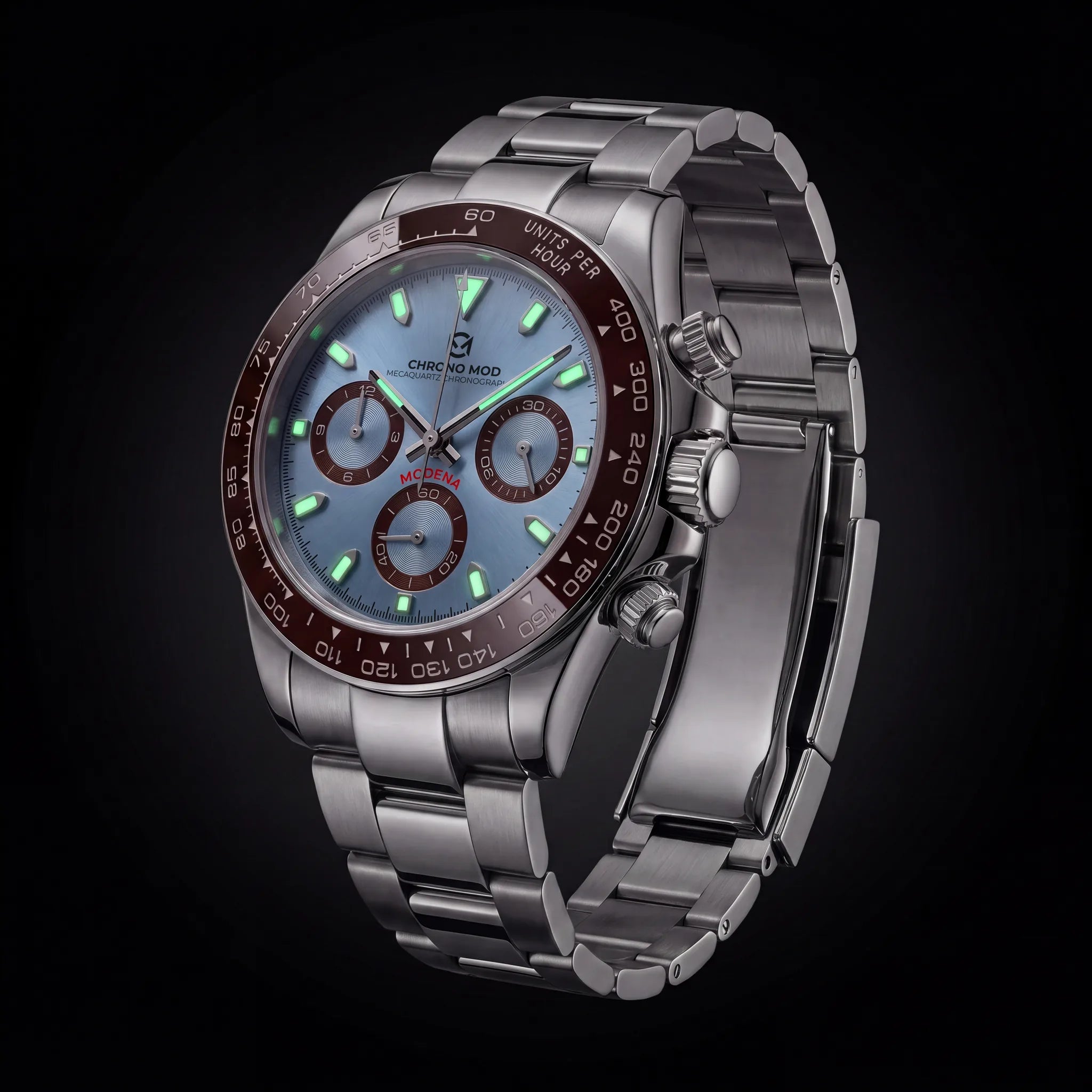 Modena – Platinum Chronograph