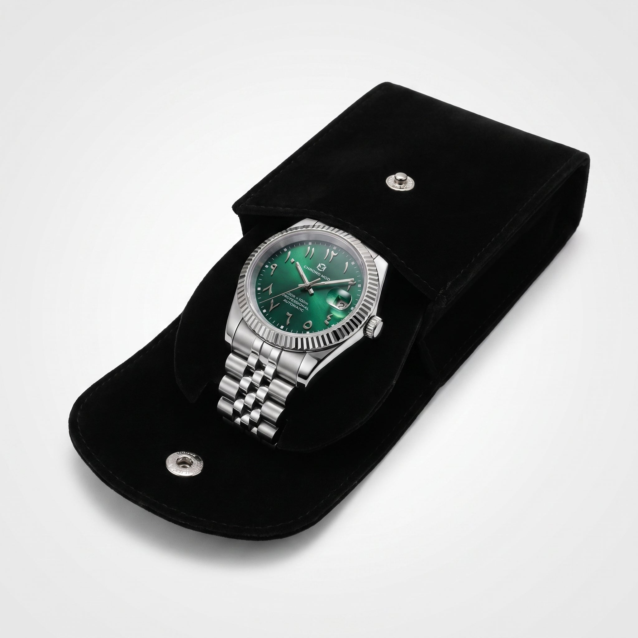 Compact Watch Pouch – Premium Fabric 13×7 cm