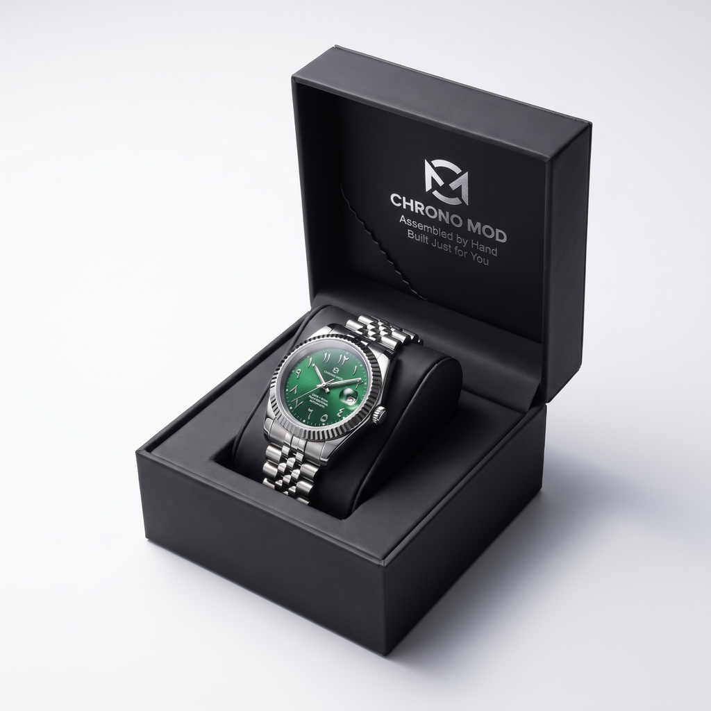 Classic Date – Green Arabic Dial Professional