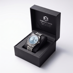 Classic Date – Light Blue Arabic Dial Chronometer