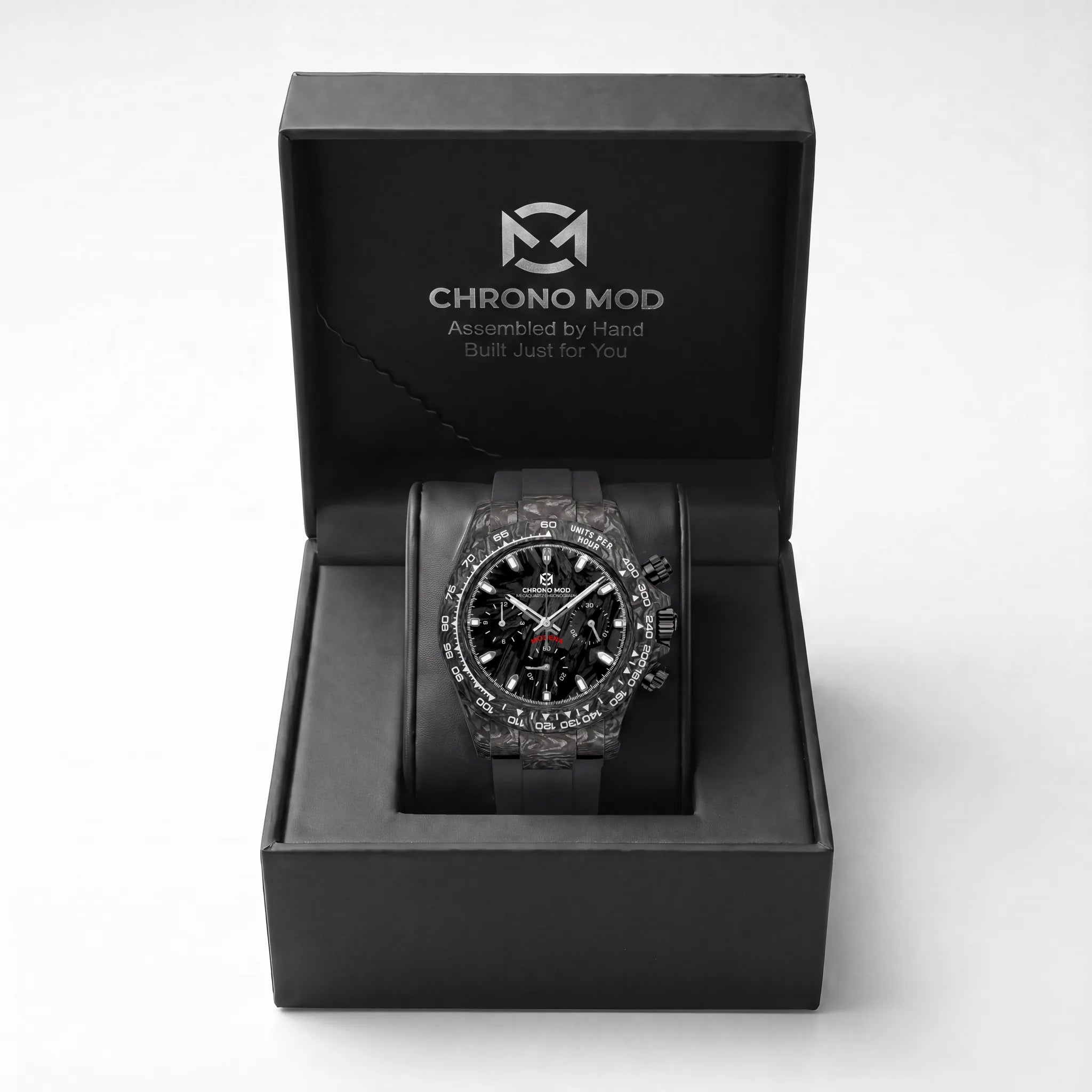 Modena – Forged Carbon Chronograph