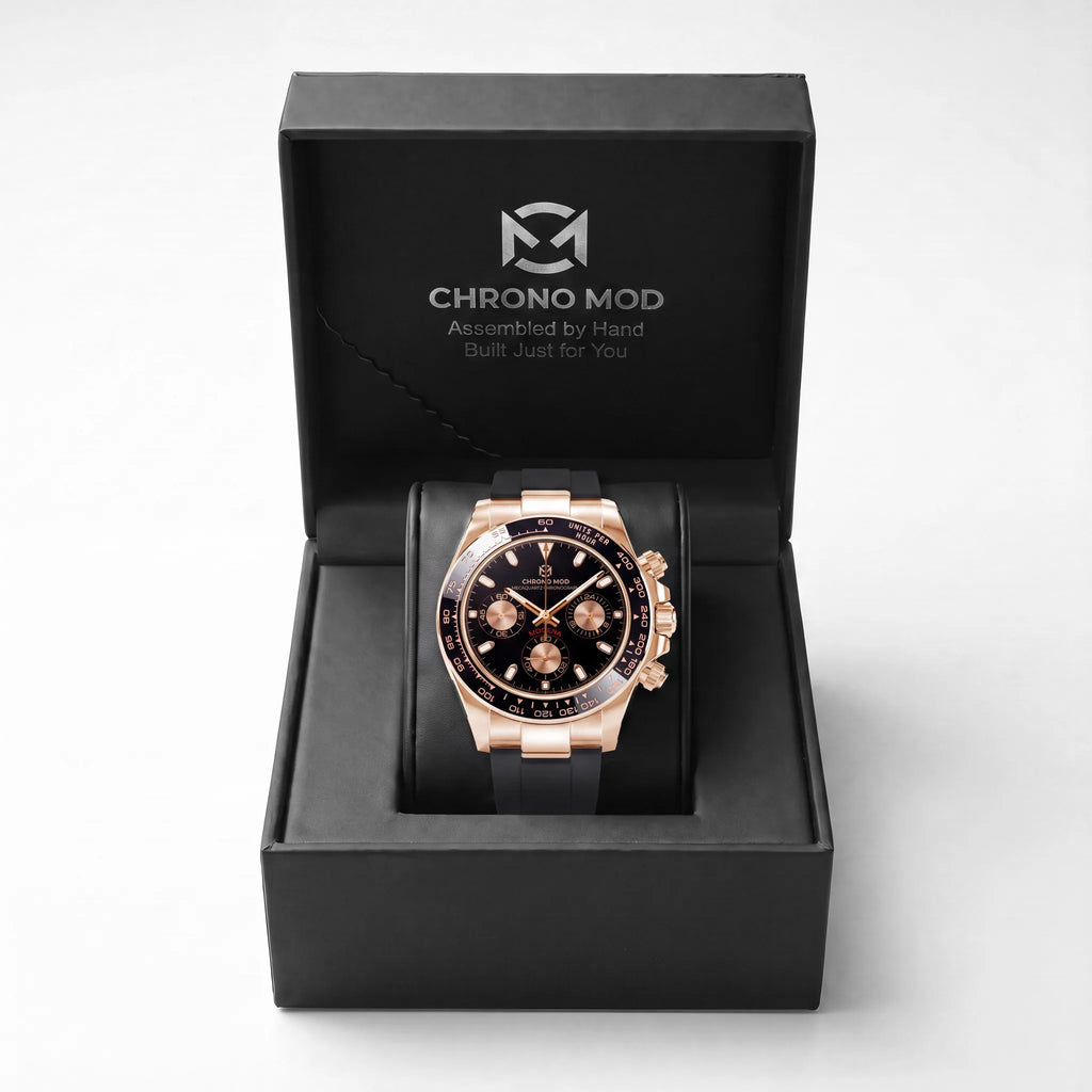 Modena – Rose Gold  Black