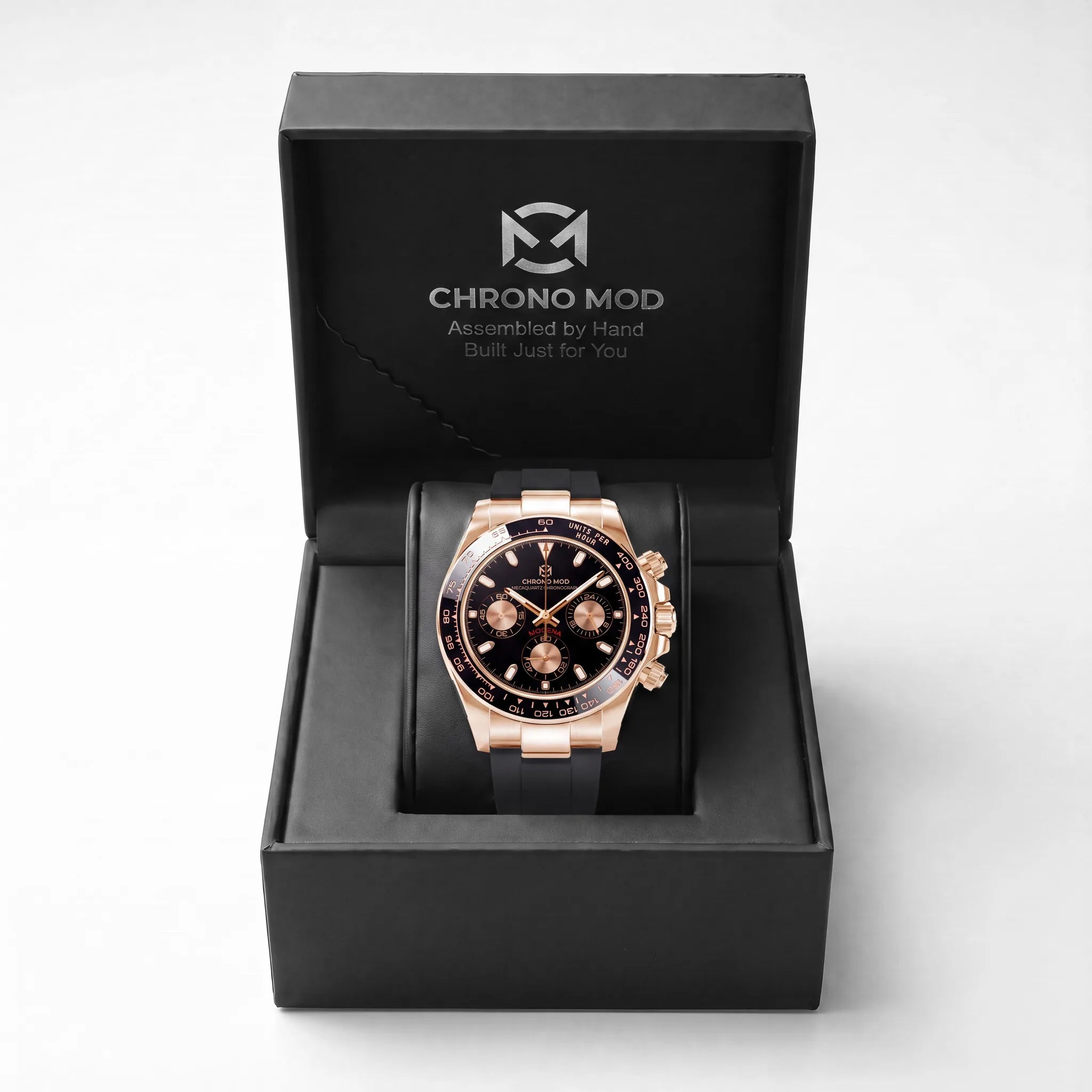 Modena – Rose Gold  Black