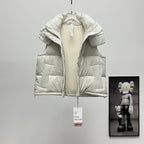 lululemon Women's Wunder Puff Water-Repellent Cropped Down Vest in White
