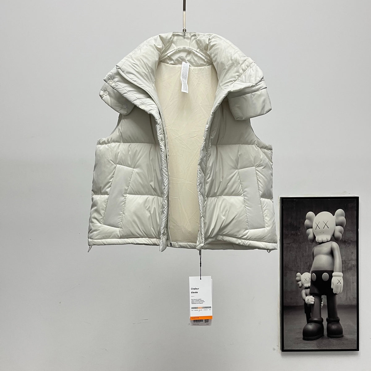 lululemon Women's Wunder Puff Water-Repellent Cropped Down Vest in White