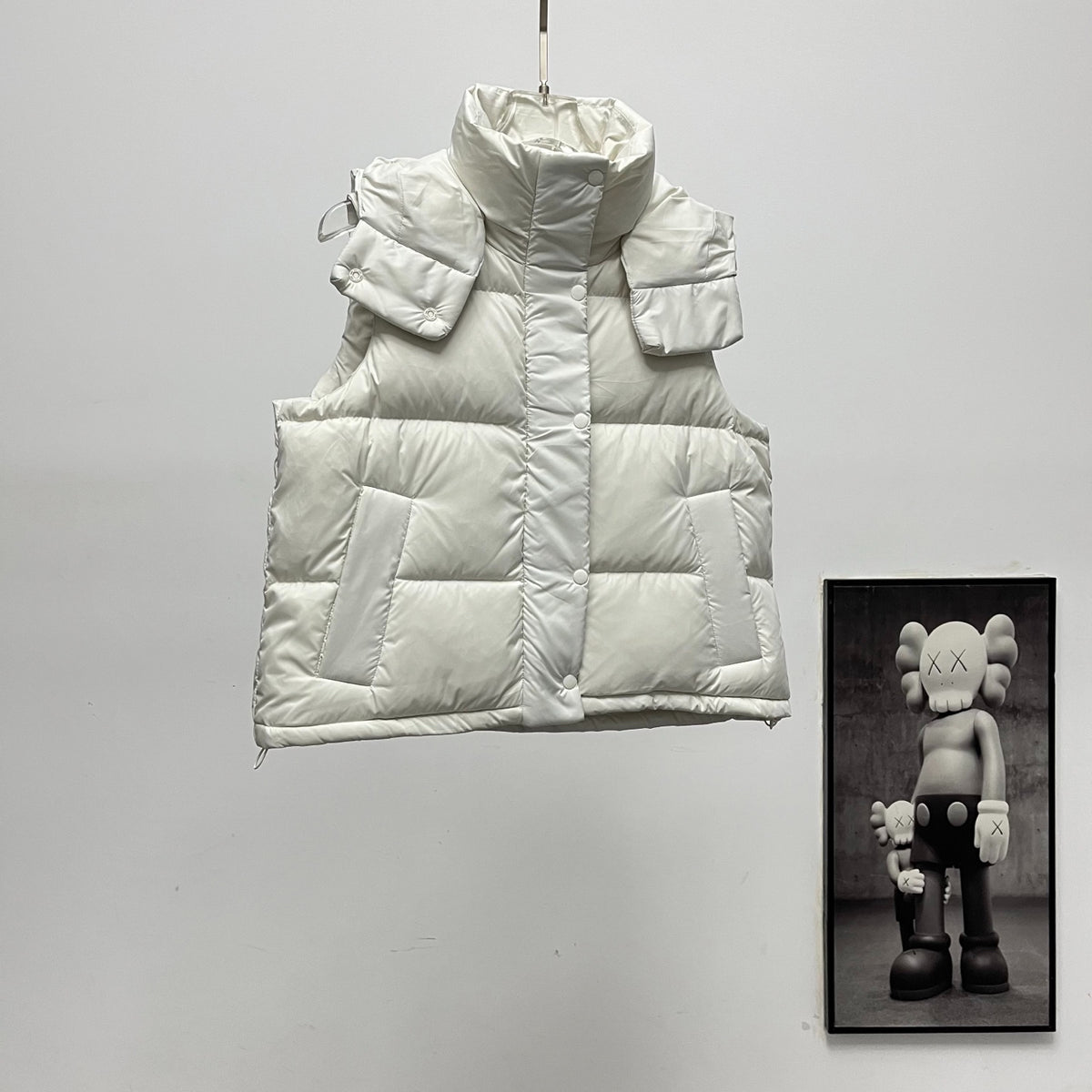 lululemon Women's Wunder Puff Water-Repellent Cropped Down Vest in White